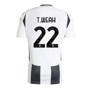 Juventus Timothy Weah #22 Domácí Dres 2024-25 Krátký Rukáv